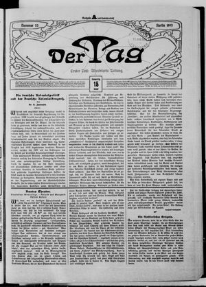 Der Tag vom 15.01.1903