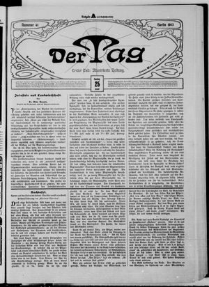 Der Tag vom 25.01.1903