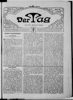 Der Tag vom 27.01.1903
