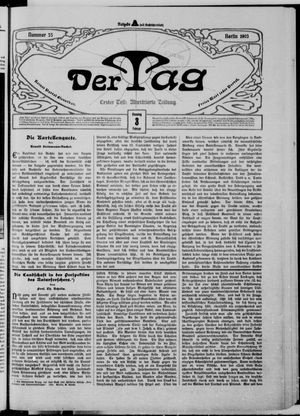 Der Tag vom 03.02.1903