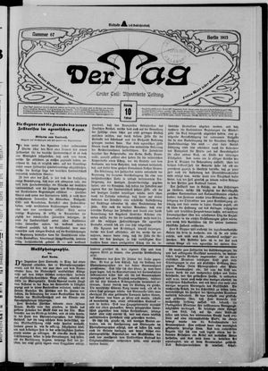 Der Tag vom 10.02.1903