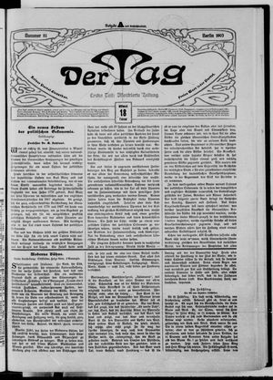 Der Tag vom 18.02.1903