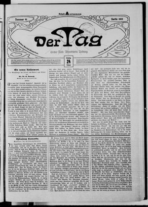 Der Tag vom 24.02.1903