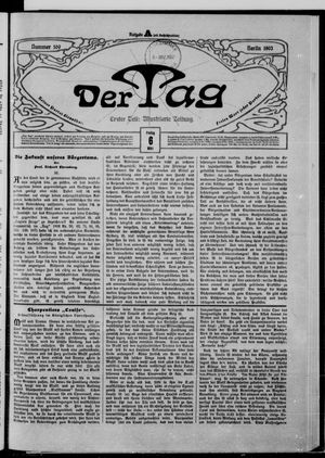 Der Tag on Mar 6, 1903