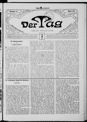 Der Tag vom 08.03.1903