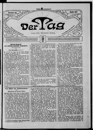 Der Tag vom 22.03.1903