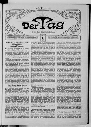Der Tag vom 08.04.1903