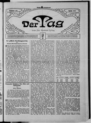 Der Tag vom 17.04.1903