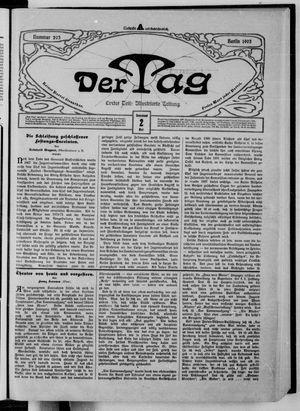Der Tag vom 02.05.1903