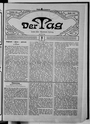 Der Tag vom 09.05.1903