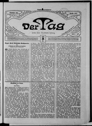 Der Tag vom 24.05.1903