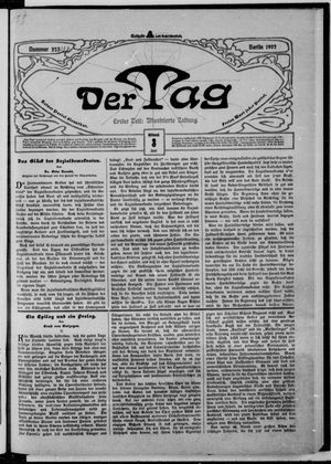 Der Tag on Jun 3, 1903