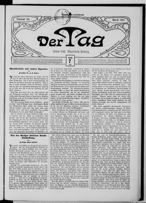 Der Tag vom 07.06.1903