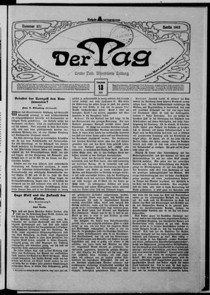 Der Tag vom 13.06.1903