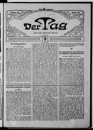 Der Tag vom 20.06.1903