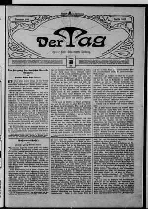 Der Tag on Jun 30, 1903