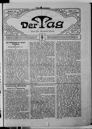 Der Tag vom 10.07.1903