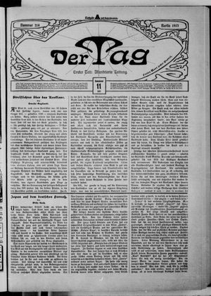 Der Tag vom 11.07.1903