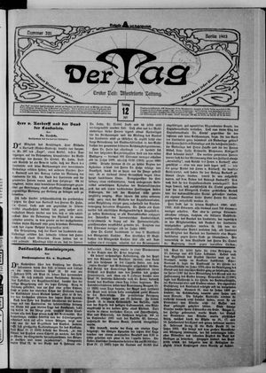 Der Tag on Jul 12, 1903