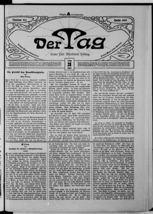 Der Tag vom 28.08.1903