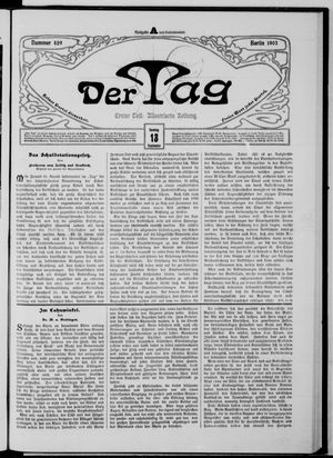 Der Tag vom 13.09.1903