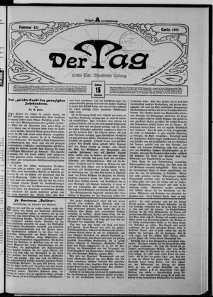 Der Tag vom 15.09.1903