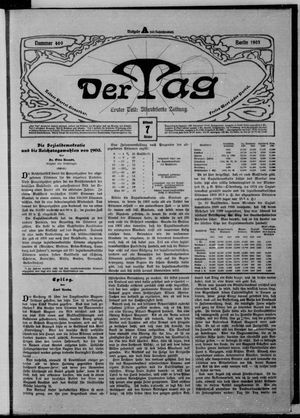 Der Tag on Oct 7, 1903