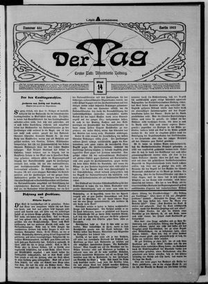 Der Tag on Oct 14, 1903