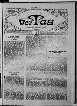 Der Tag vom 13.11.1903