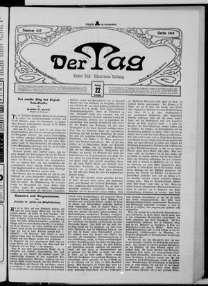 Der Tag on Nov 22, 1903