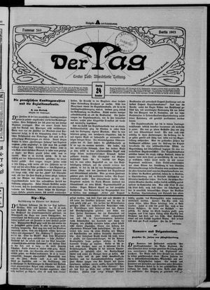 Der Tag vom 24.11.1903