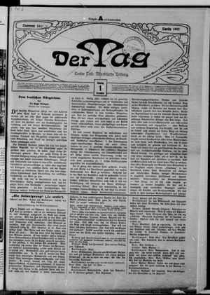 Der Tag on Dec 1, 1903