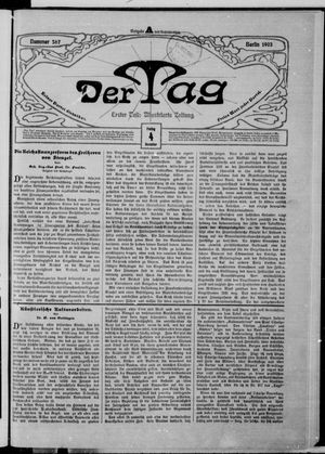Der Tag vom 04.12.1903