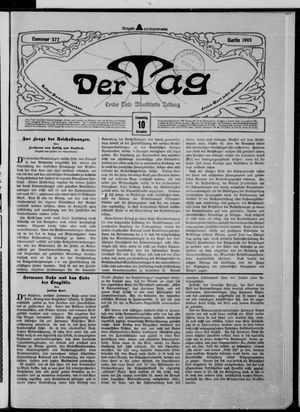 Der Tag vom 10.12.1903