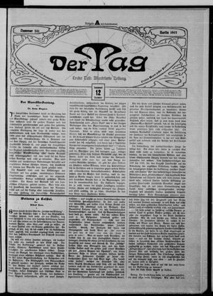 Der Tag vom 12.12.1903