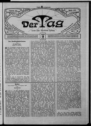 Der Tag vom 19.12.1903