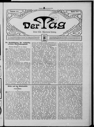 Der Tag on Dec 20, 1903