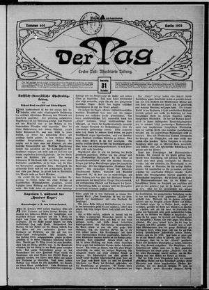 Der Tag vom 31.12.1903