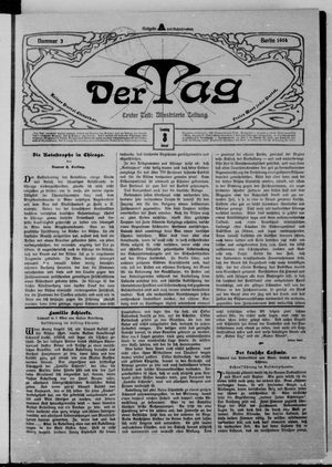 Der Tag on Jan 3, 1904