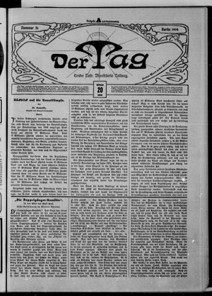 Der Tag vom 20.01.1904