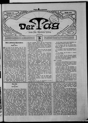 Der Tag vom 25.02.1904