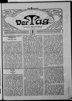 Der Tag vom 26.02.1904