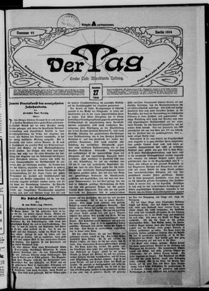 Der Tag vom 27.02.1904