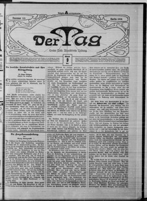 Der Tag vom 09.03.1904