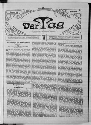 Der Tag vom 13.04.1904
