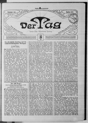 Der Tag vom 29.04.1904
