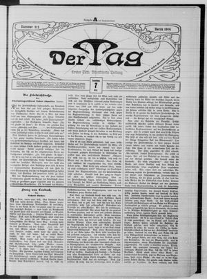 Der Tag vom 07.05.1904