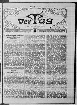 Der Tag vom 22.05.1904