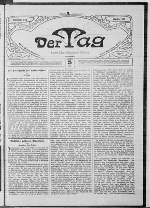 Der Tag vom 25.06.1904