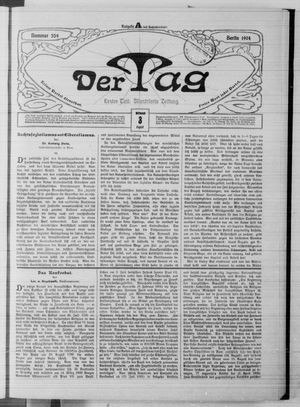 Der Tag vom 03.08.1904